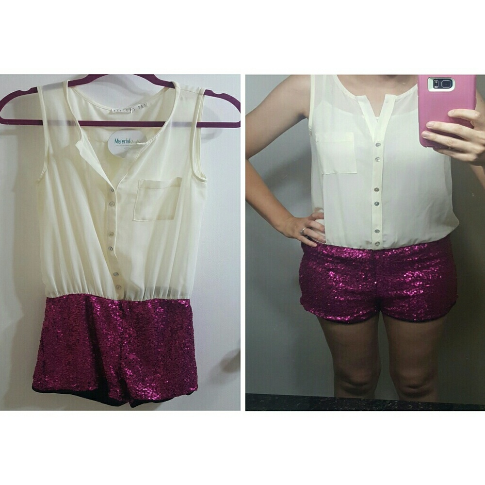 The Potter's Pot Sequin Romper